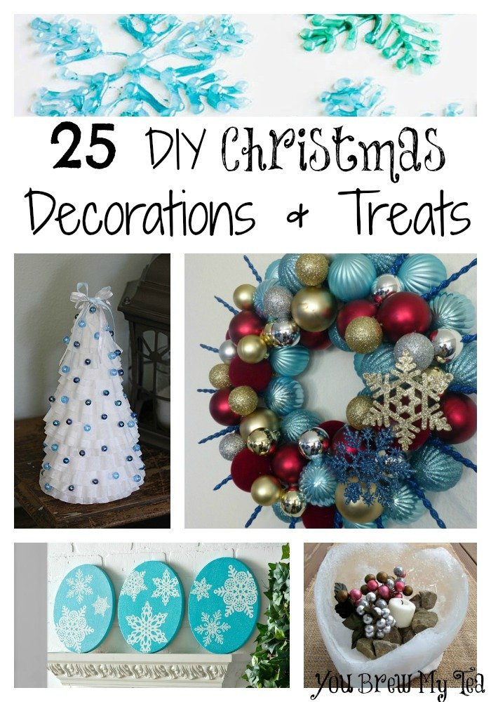 Blue Green Christmas Tree Decorations