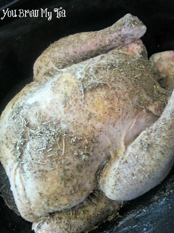 Easy Crockpot Roasted Chicken You Brew My Tea
