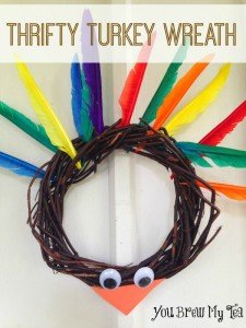 Thrifty Turkey Wreath