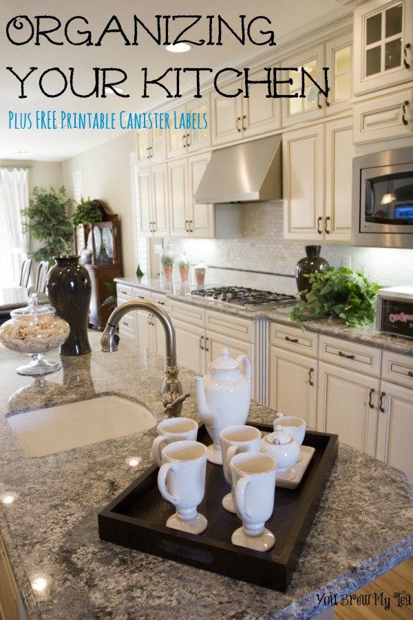 Organizing Your Kitchen Plus Free Printable Canister Labels You