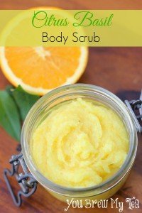 citrus basil body scrub