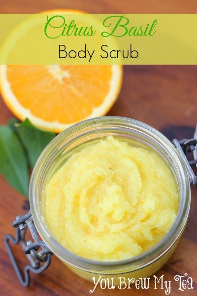 Don't miss our great Citrus Basil Sugar Scrub Recipe! Such bright fresh smells that leave your skin feeling luxurious!