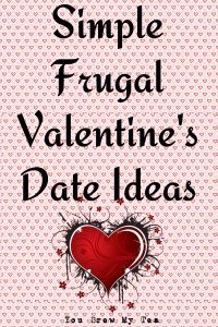 Frugal Valentine's Date Ideas