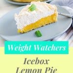 Weight Watchers Icebox Lemon Pie Recipe