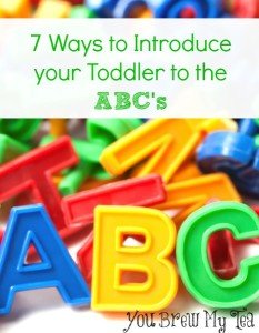 Introduce Your Toddler To The ABC's
