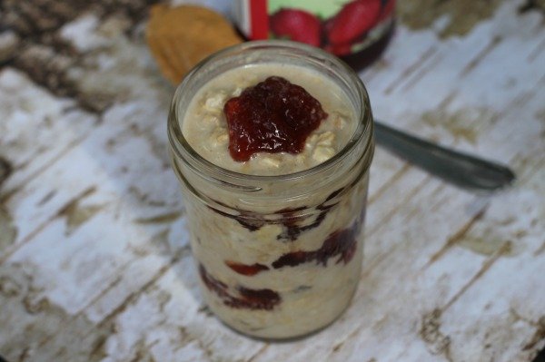 PB&J Overnight Oatmeal