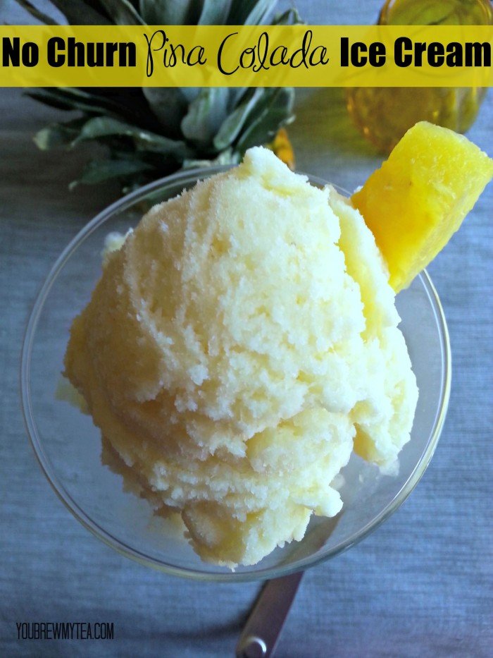 No Churn Pina Colada Ice Cream