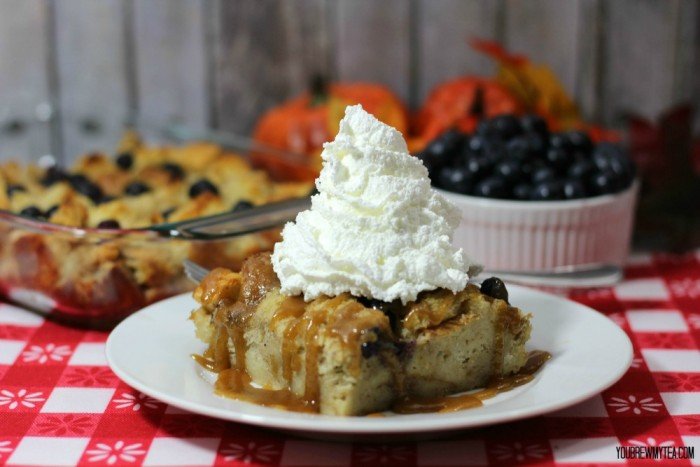 Blueberry Bread Pudding