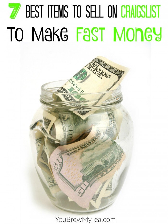 If you are looking for ways to make fast money, here are what I think are the 7 Best Items To Sell On Craigslist. 