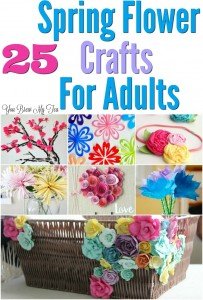 Check out this huge list of great Spring Flower Craft Ideas! Tons of fun crafts for adults to make to brighten a room this Spring, or to even adorn their hair!