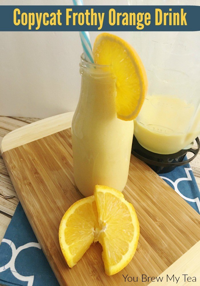 Everyone loves this Copycat Frothy Orange Drink Recipe tha reminds you of your favorite drink from the Orange Julius shop in the mall! 