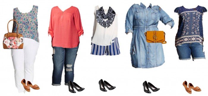 Don't miss our great list of Affordable Plus Size Fashions For Spring! Great styles to mix and match that flatter and are budget friendly!