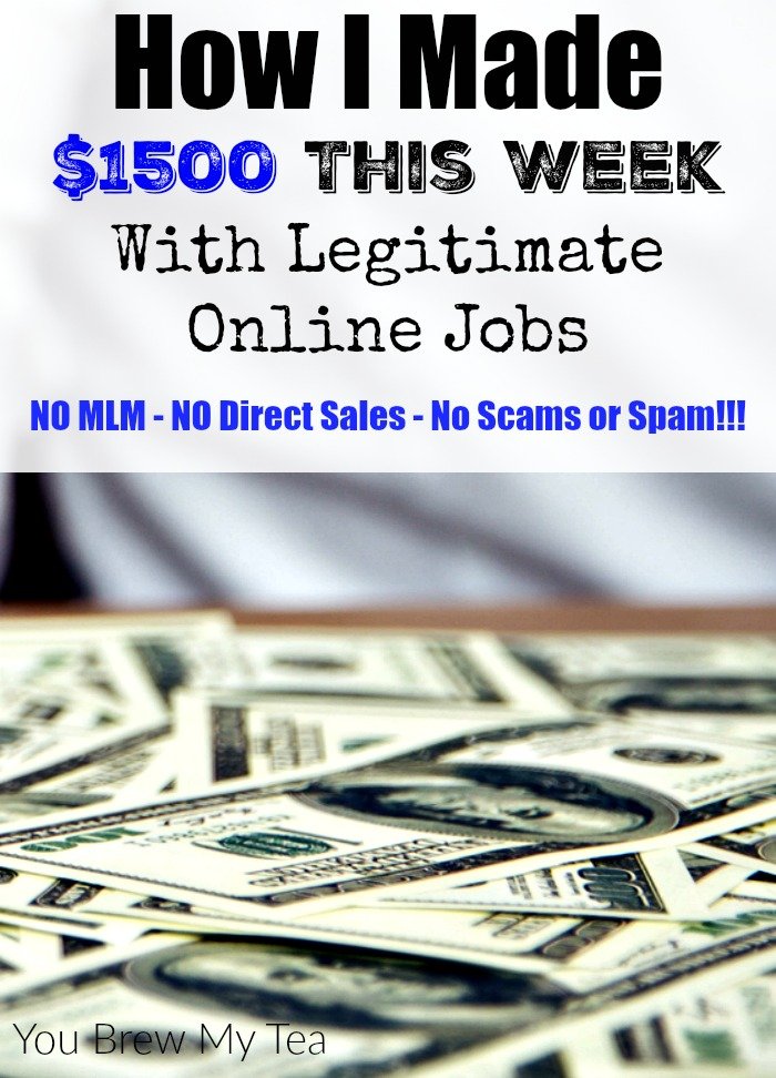 How I Made 1500 This Week With Legitimate Online Jobs