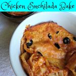 Make this Enchilada Bake that is super easy and delicious with only 6 SmartPoints on Weight Watchers! A perfect slow cooker or freezer meal for busy moms on the go!