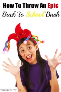 Throw an Epic Back To School Bash with your kids this year using our great tips! Frugal tips for a party your kids and friends will rave about for months!