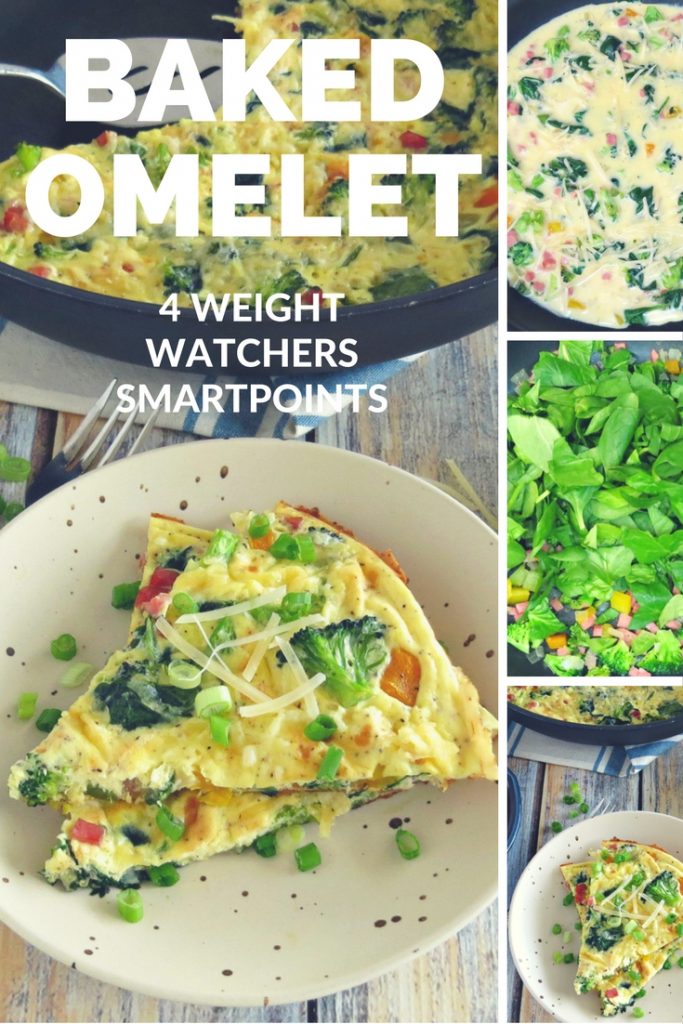 Weight Watchers Breakfast ideas like this delicious Baked Omelet are ideal for a hearty high-protein and low-carb breakfast! This is super easy to make!