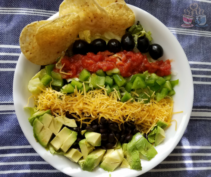 Mexican Salad: Make our Black Bean Mexican Salad Recipe for only 6 SmartPoints per serving on the Weight Watchers Beyond The Scale program!