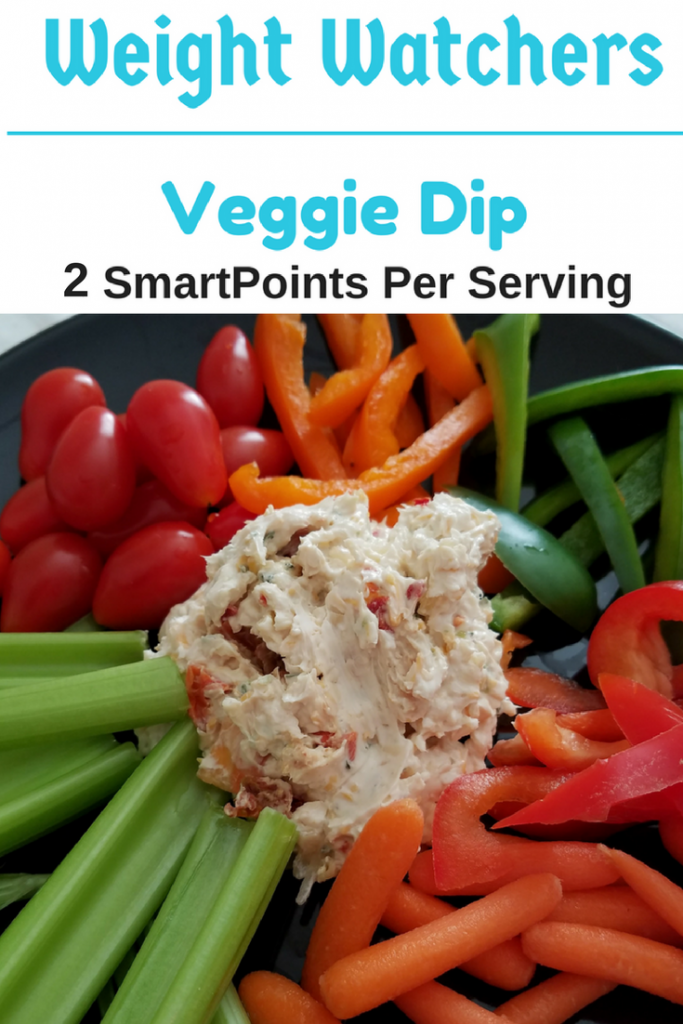 This Healthy Veggie Dip is a favorite 2 SmartPoints treat that is a great way to get kids to eat more vegetables! Weight Watchers Dip recipe everyone wants!