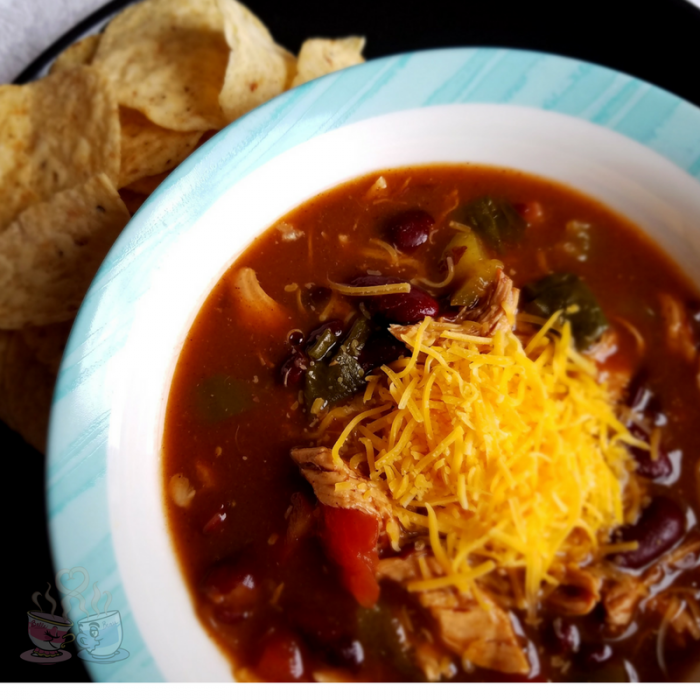 Chicken Taco Soup Recipe is a great Weight Watchers friendly meal! Only 3 SmartPoints per serving makes this an ideal lunch option that is full of flavor!