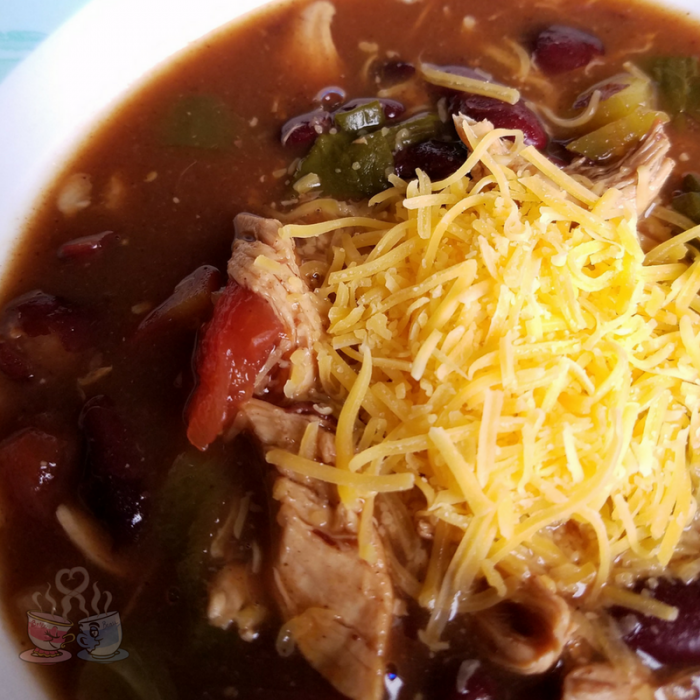 Chicken Taco Soup Recipe is a great Weight Watchers friendly meal! Only 3 SmartPoints per serving makes this an ideal lunch option that is full of flavor!