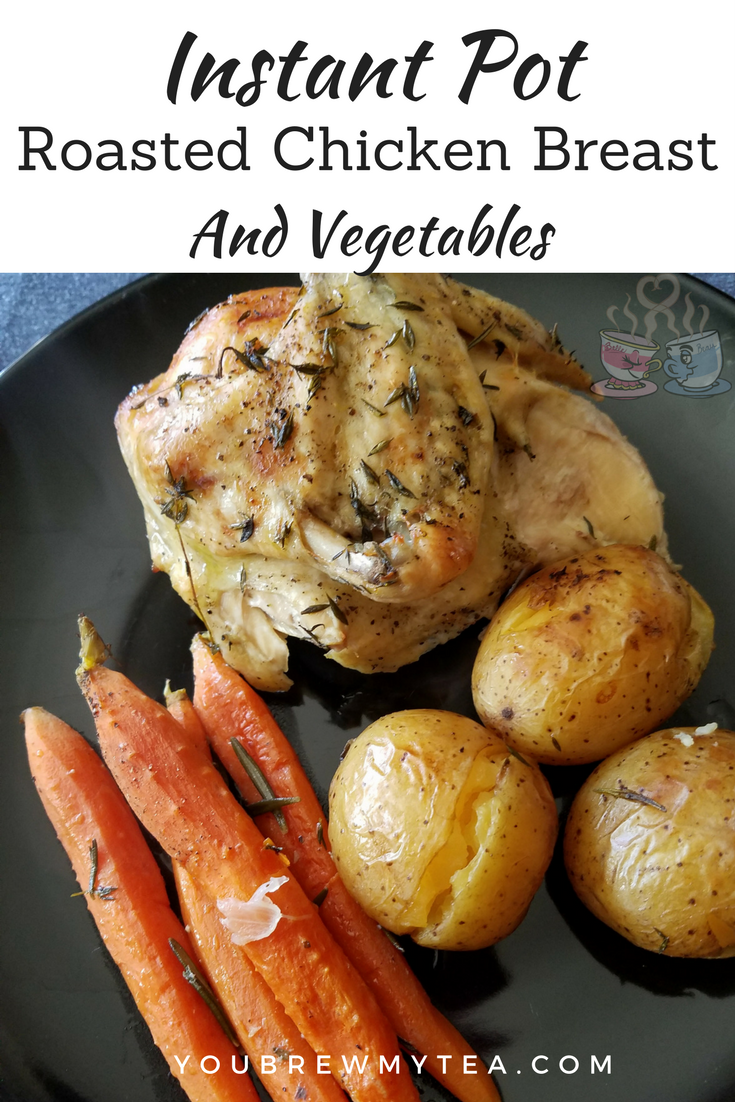 Roasted Chicken Breast & Vegetables made in the Instant Pot makes a wonderfully healthy meal! For only 7 SmartPoints, this is great for Weight Watchers!