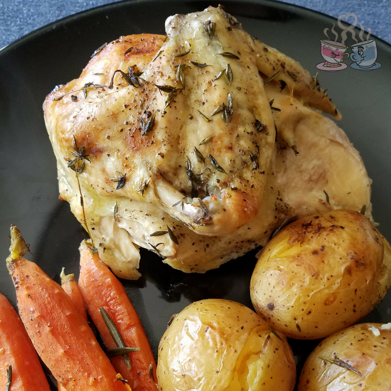 Roasted Chicken Breast & Vegetables made in the Instant Pot makes a wonderfully healthy meal! For only 7 SmartPoints, this is great for Weight Watchers!