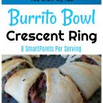 Make our Burrito Bowl Crescent Ring as a great fun and easy meal the whole family loves! This crescent ring recipe is only 8 SmartPoints per serving!