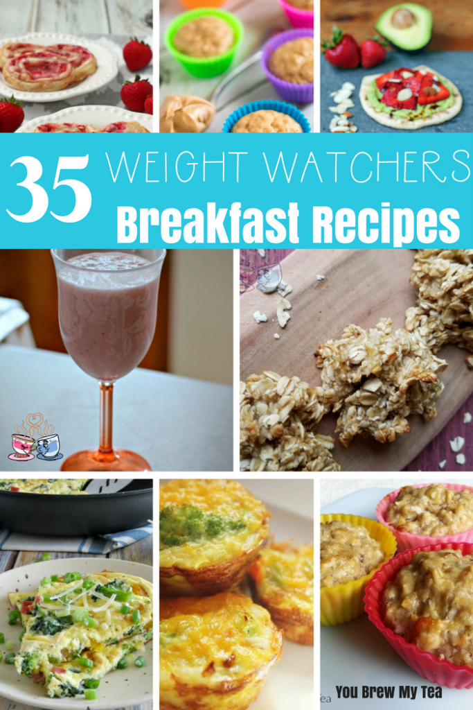 Don't miss these 35+ Weight Watchers Breakfast Recipes with SmartPoints calculations! They are just what you need to make breakfast easy!