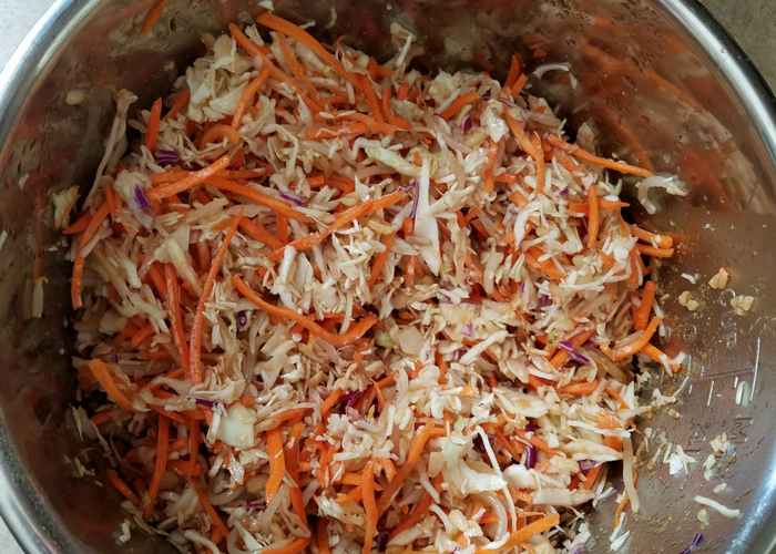 Instant Pot Eggroll in a Bowl is a delicious meal or side dish that everyone will enjoy. Ready in minutes, it's a great healthy instant pot recipe or instant pot side dish the whole family will enjoy!