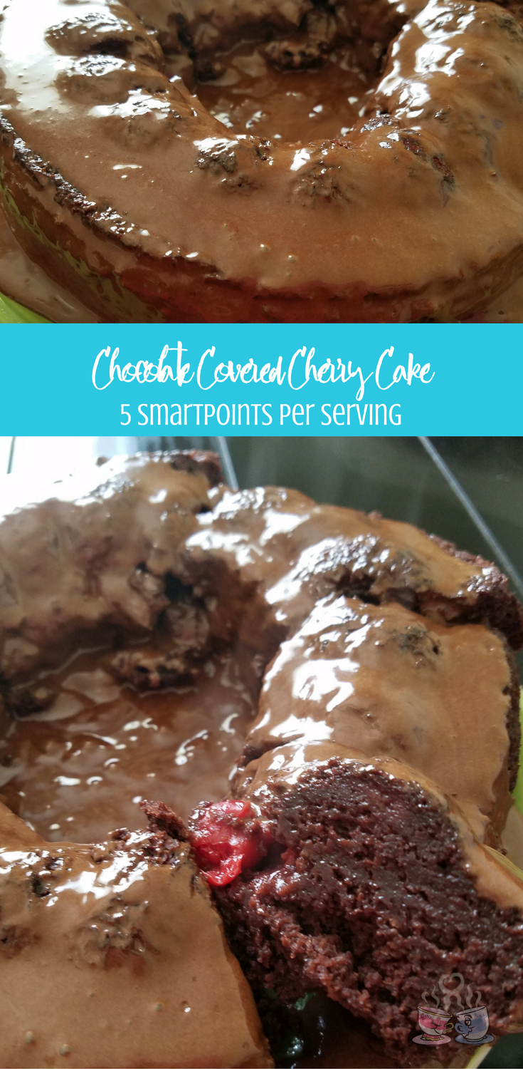 Make our Chocolate Cherry Cake Recipe as a cake mix upgrade that is delicious and low in points! Only 5 SmartPoints for this Weight Watchers Cake!