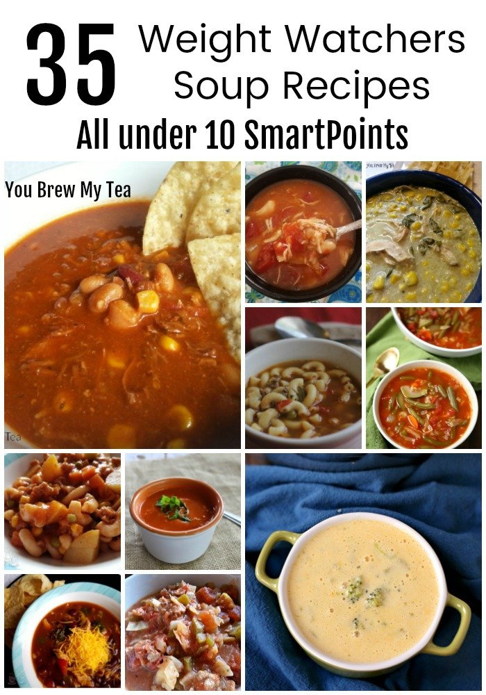 Check out our favorite Weight Watchers Soup Recipes! These are ideal for soup weather! Great lunches, or even hearty stews and chili to satisfy any hunger! These recipes include Smartpoints and are perfect for Weight Watchers lunches!