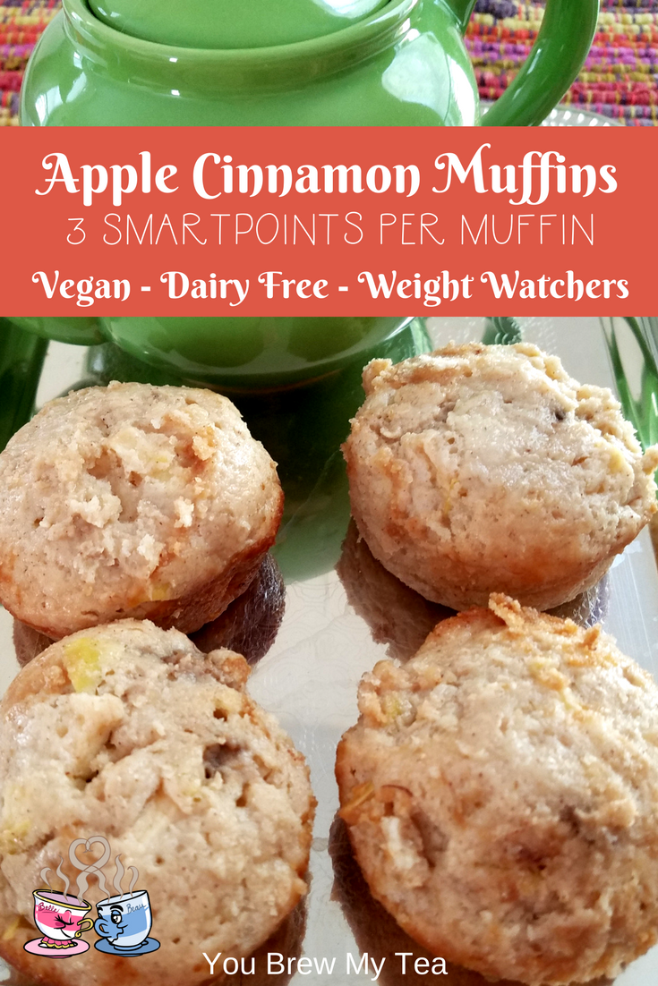 Apple Cinnamon Muffins are a must have in the fall when the weather cools off and this recipe is a great healthier option at only 3 SmartPoints per muffin!