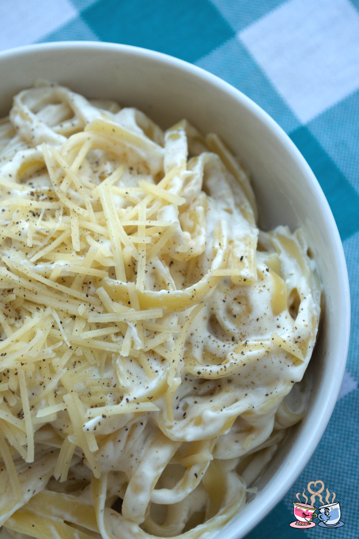 Make our Low-Fat Alfredo Sauce with Cream Cheese that will make your mouth water! This recipe is a family favorite that is done in under 30 minutes!