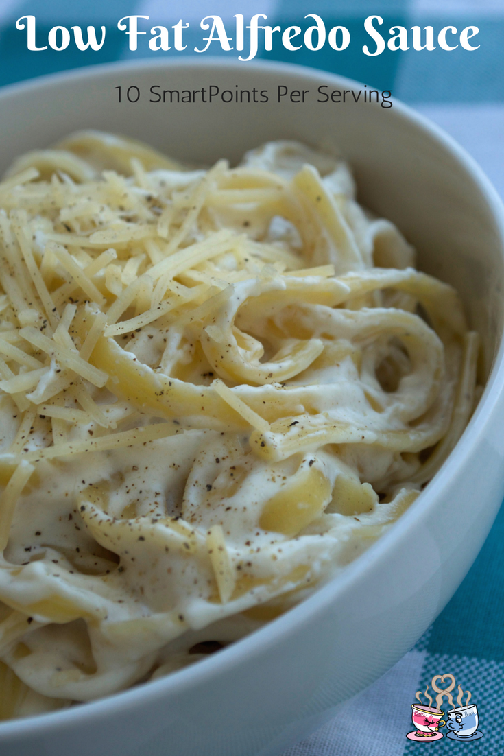 Low-Fat Alfredo Sauce with Cream Cheese - You Brew My Tea