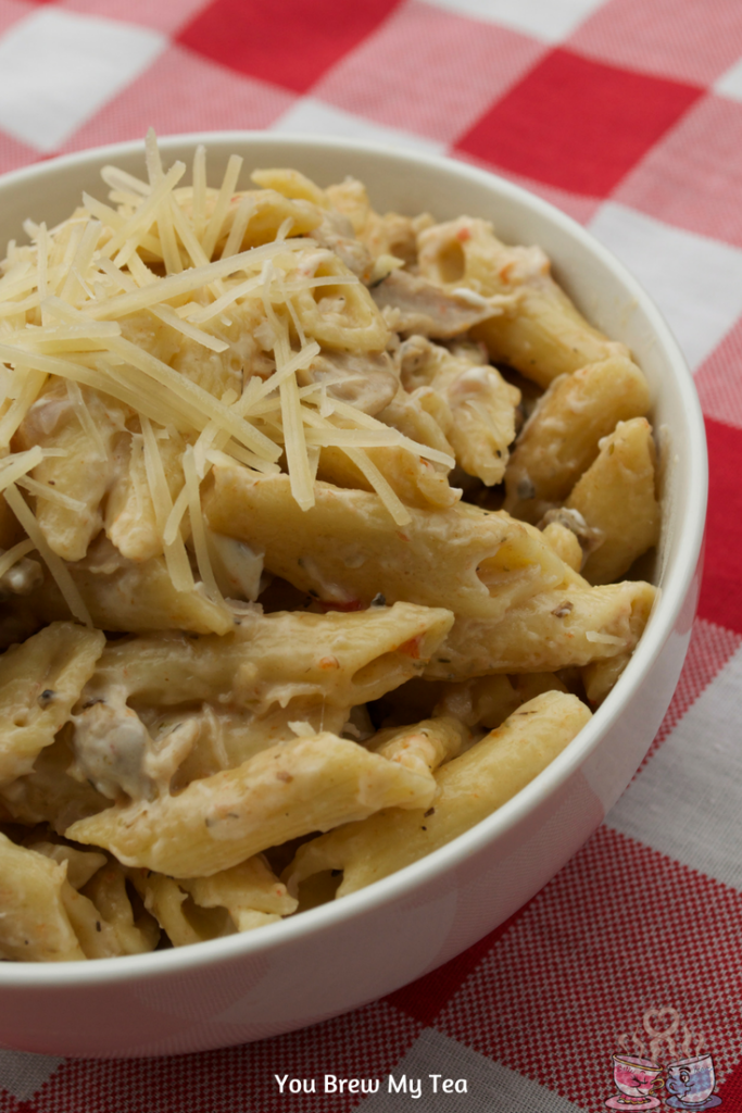 Instant Pot Italian Creamy Chicken Pasta Recipe You Brew My Tea