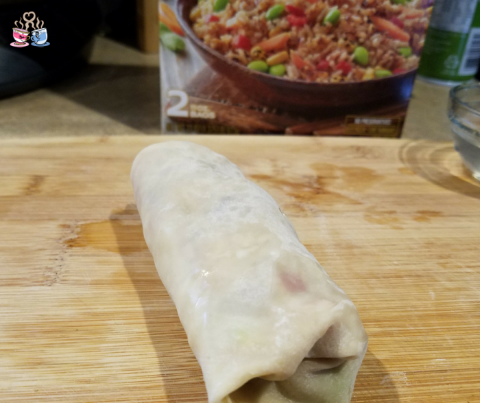 You'll love these Vegan Fried Rice Stuffed Homemade Egg Rolls! They are semi-homemade so come together fast, and full of flavor! Plus only 3 SmartPoints!