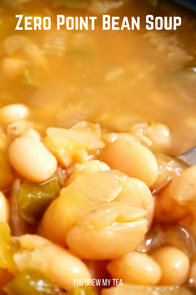 Make our Crockpot Bean Soup for a vegan comfort food dish your family will love! Coming in at 4 SmartPoints or 0 Flex Points this is a Weight Watchers soup! This is a perfect vegan soup recipe that is low in points, high in protein and fiber, and ideal for cold winter nights!