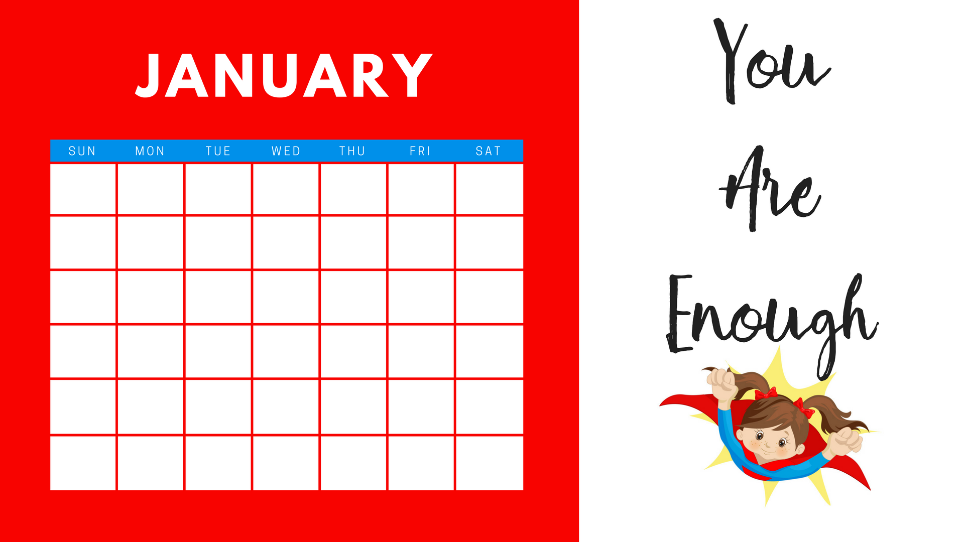 Free Printable Calendar Empowering Quotes for Girl Power You Brew My Tea