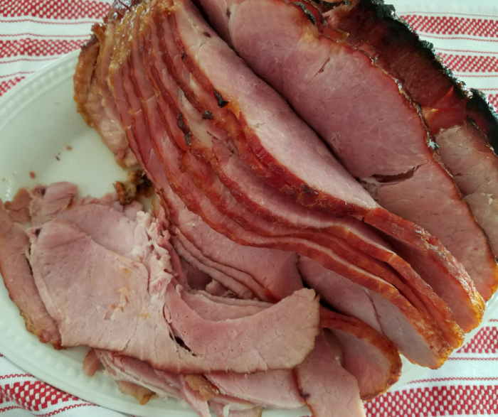 This Orange Sugar Spiral Ham Recipe is a great option for a delicious family meal! A simple marinade offers tons of flavor that really compliments a ham and fits any diet! This is a great Weight Watchers Recipe with only 3 FreeStyle SmartPoints per serving!