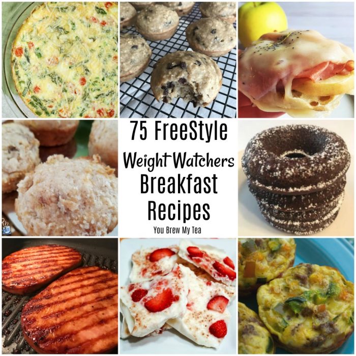 Weight Watchers FreeStyle Recipes are a huge hit and this list of breakfast recipes that are ideal for the Weight Watchers program will have you and your family happy to sit down for breakfast!