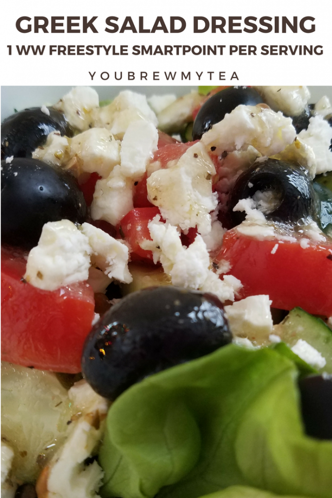 Low-Fat Greek Salad Dressing is a great FreeStyle Recipe for Weight Watchers. This is full of flavor and super easy to make