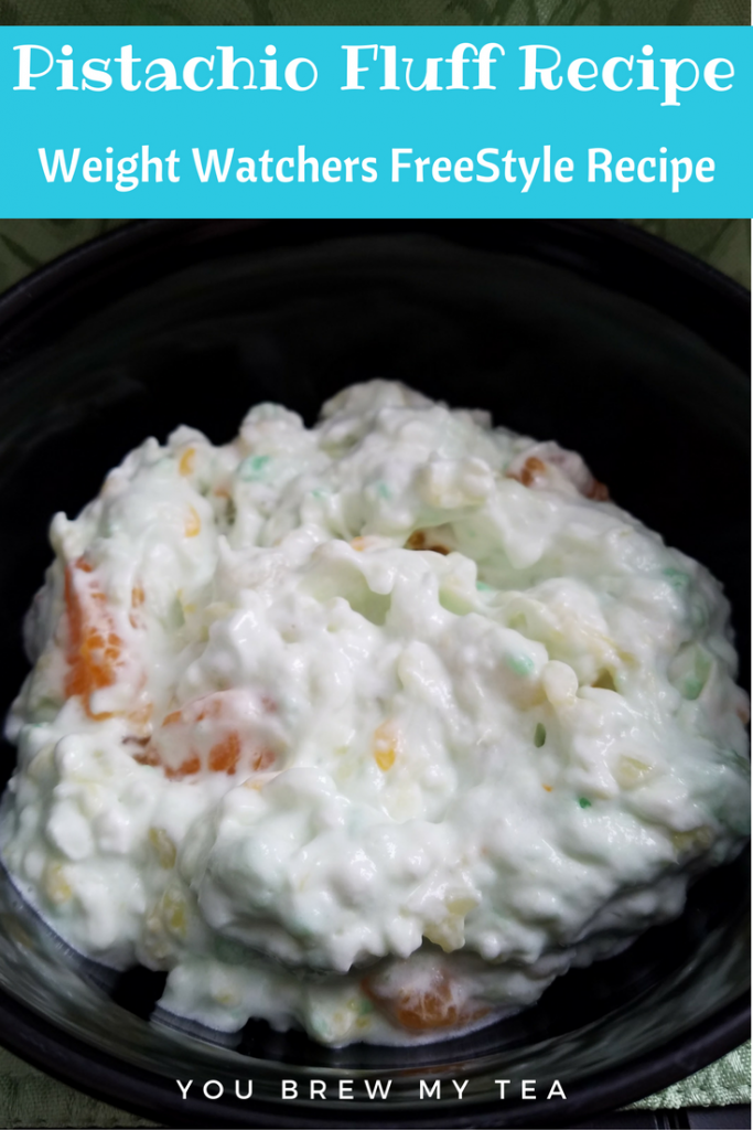 Pistachio Fluff is a great FreeStyle Weight Watchers Recipe! This is only 3 SmartPoints per serving, and a delicious dessert that everyone loves