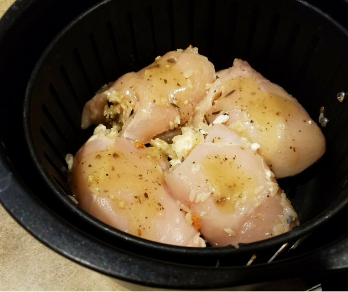 Air Fryer Greek Stuffed Chicken Breast - You Brew My Tea