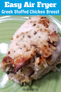 Air Fryer Chicken Recipes don't get any better than our Greek Stuffed Chicken Breast! It's a perfect Weight Watchers FreeStyle Recipe with only 3 SmartPoints per serving!