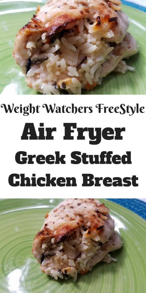 Air Fryer Chicken Recipes don't get any better than our Greek Stuffed Chicken Breast! It's a perfect Weight Watchers FreeStyle Recipe with only 3 SmartPoints per serving!