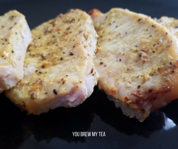 Air Fryer Honey Mustard Pork Chops
