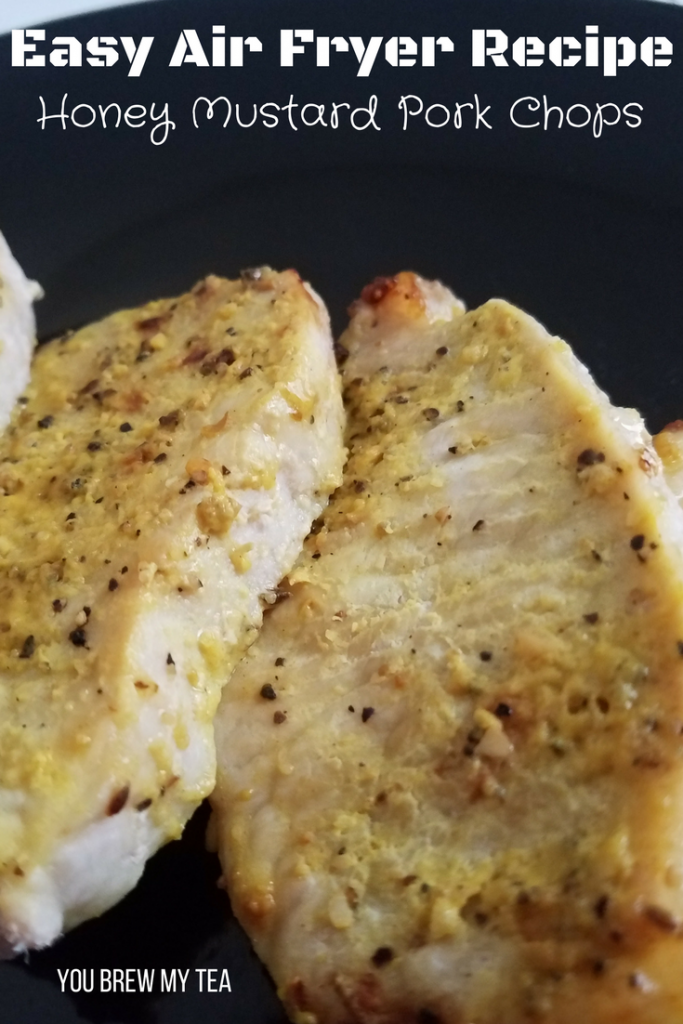 Air Fryer Honey Mustard Pork Chops are delicious and easy to make! A great Weight Watchers FreeStyle recipe that everyone loves and is ready in just 12 minutes!