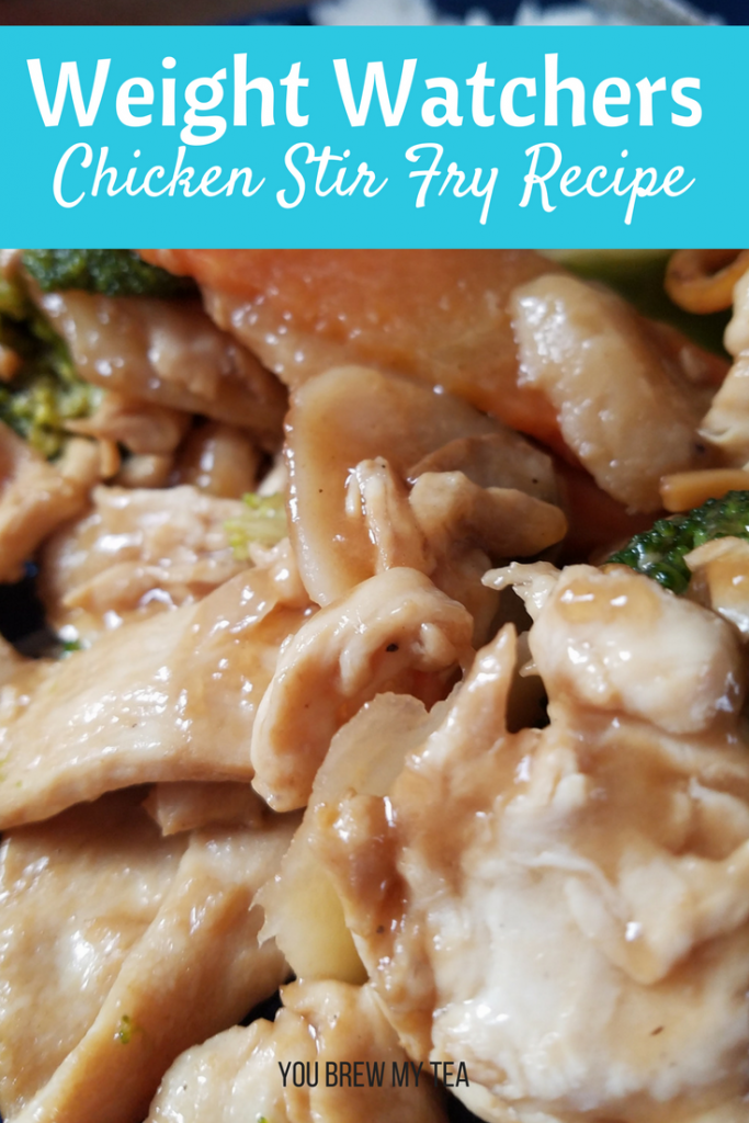 Make our Weight Watchers friendly Chicken stir fry recipe! This is easy and only 1 FreeStyle SmartPoint per serving. It makes a great 30-minute meal! 