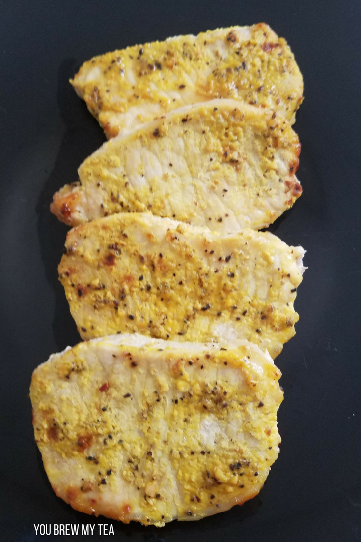 Air Fryer Honey Mustard Pork Chops