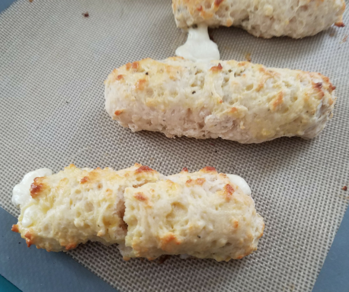 Weight Watchers FreeStyle Cheesy Stuffed Breadsticks are a great option you'll love to make! 4 FreeStyle SmartPoints for each delicious cheese stuffed breadstick! A great Weight Watchers FreeStyle recipe!